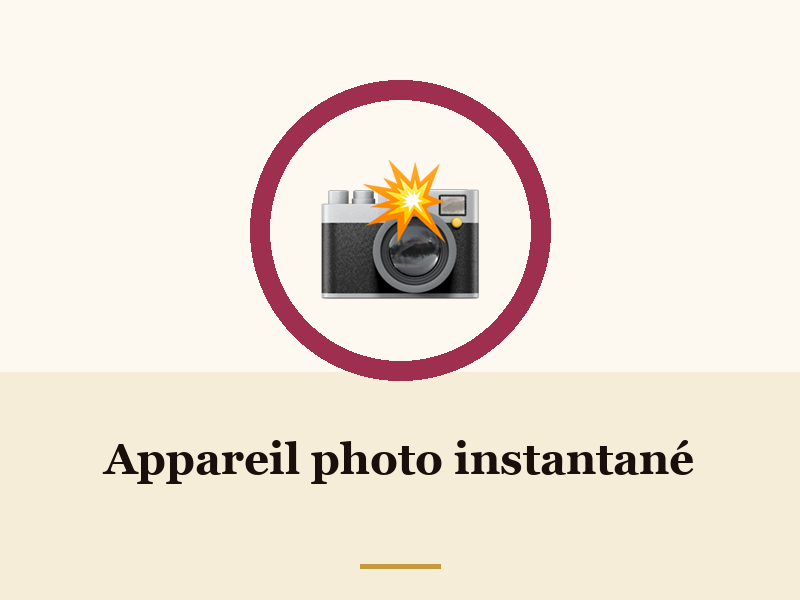 Appareil photo instantané