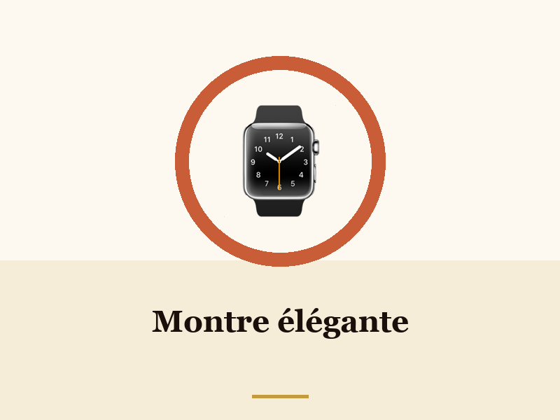 Montre élégante