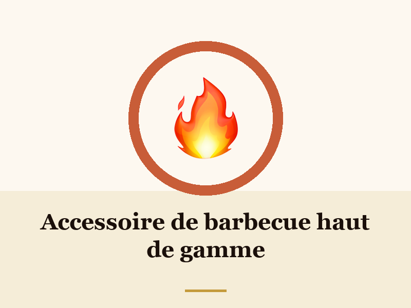 Accessoire de barbecue haut de gamme